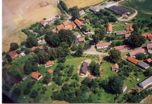 Letecký snímek Vernýřova